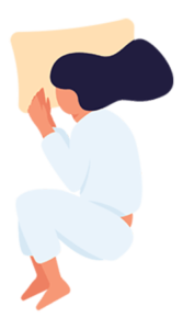 dormir en posición fetal